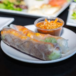 A3. Grilled Shrimp and Pork Spring Rolls (2) - Gỏi Cuốn Tôm Nướng Heo Nướng