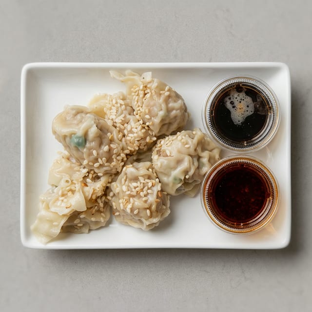 A14. Spicy Chili Wonton (6) - Hoành Thánh Sa Tế.