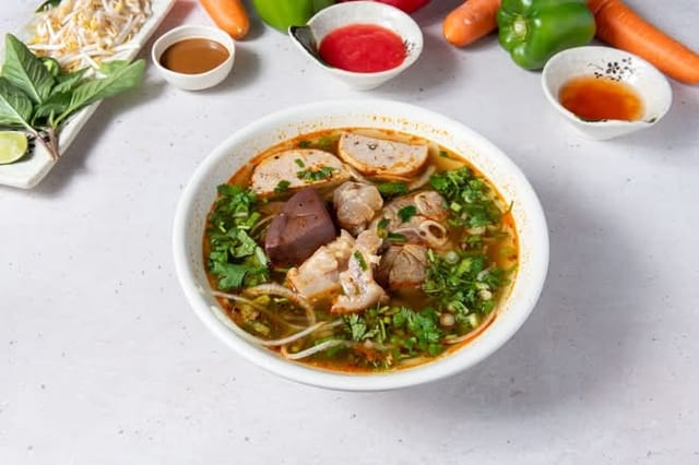 Hue Noodle Soup - Bún Bò Huế.