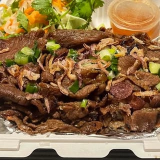 B6. Grilled Pork & Egg Roll- Bún Heo Nướng, Chả Giò